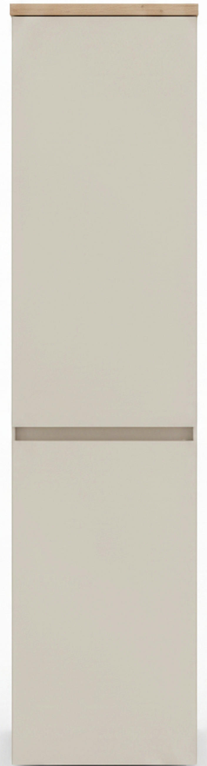 MIDISCHRANK 40,3/159,9/35 cm  - Sandfarben/Eichefarben, MODERN, Glas/Holzwerkstoff (40,3/159,9/35cm) - Celina Home