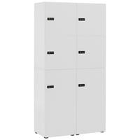 SPIND - Weiß, Design, Holzwerkstoff (90,8/185,2/40,65cm) - MID.YOU