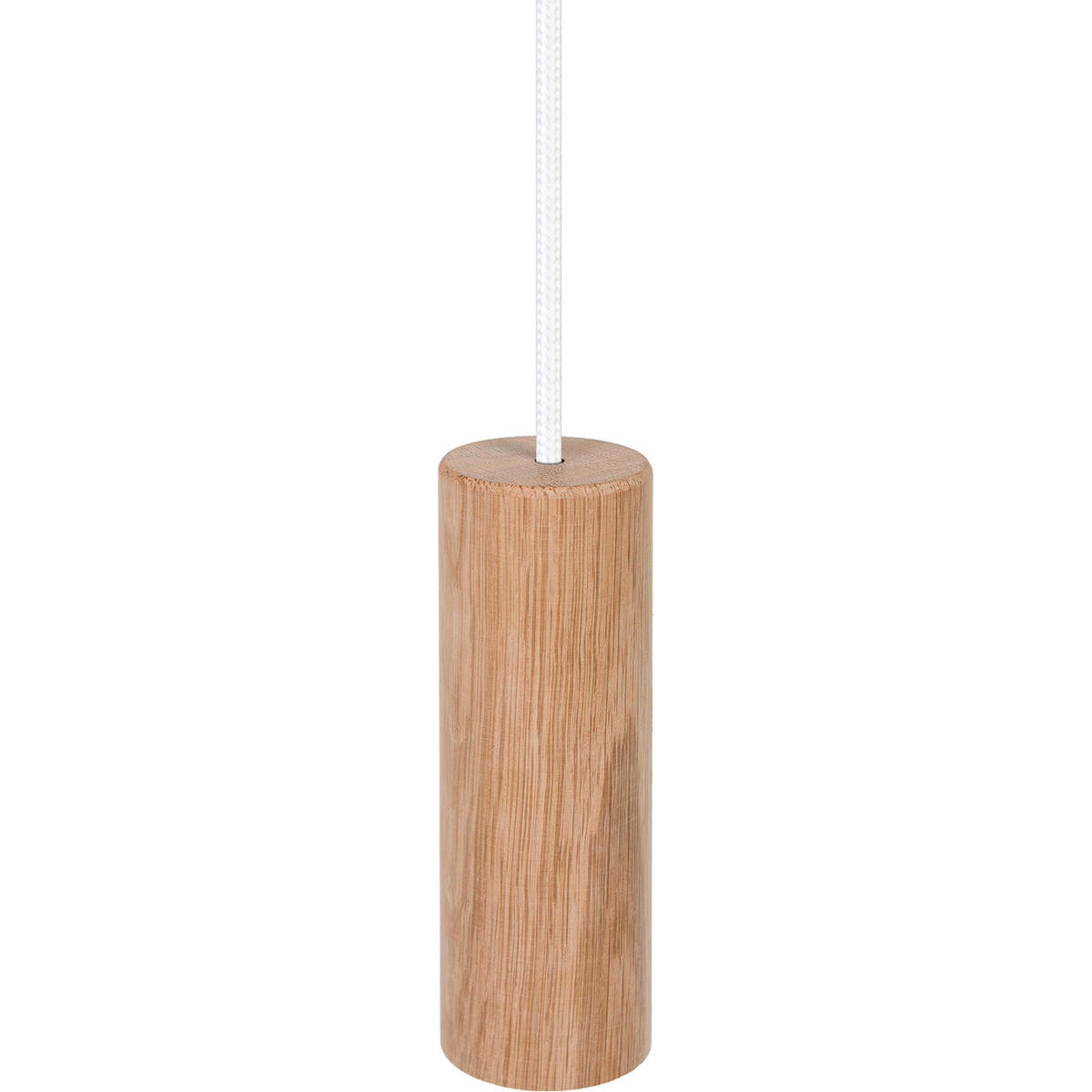 ZÁVĚSNÉ SVÍTIDLO, 37/140 cm  - bílá/barvy dubu, Natur, dřevo (37/140cm)