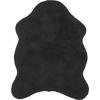 KUNSTFELL 60/90 cm Schwarz  - Schwarz, KONVENTIONELL, Textil (60/90cm) - Novel