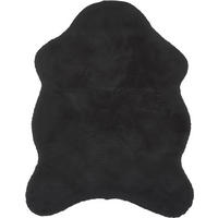 KUNSTFELL 60/90 cm Schwarz  - Schwarz, KONVENTIONELL, Textil (60/90cm) - Novel
