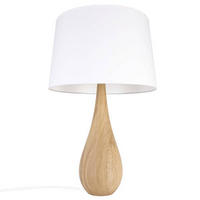 TISCHLEUCHTE Vase 40/64 cm   - Eichefarben, Natur, Holz (40/64cm)