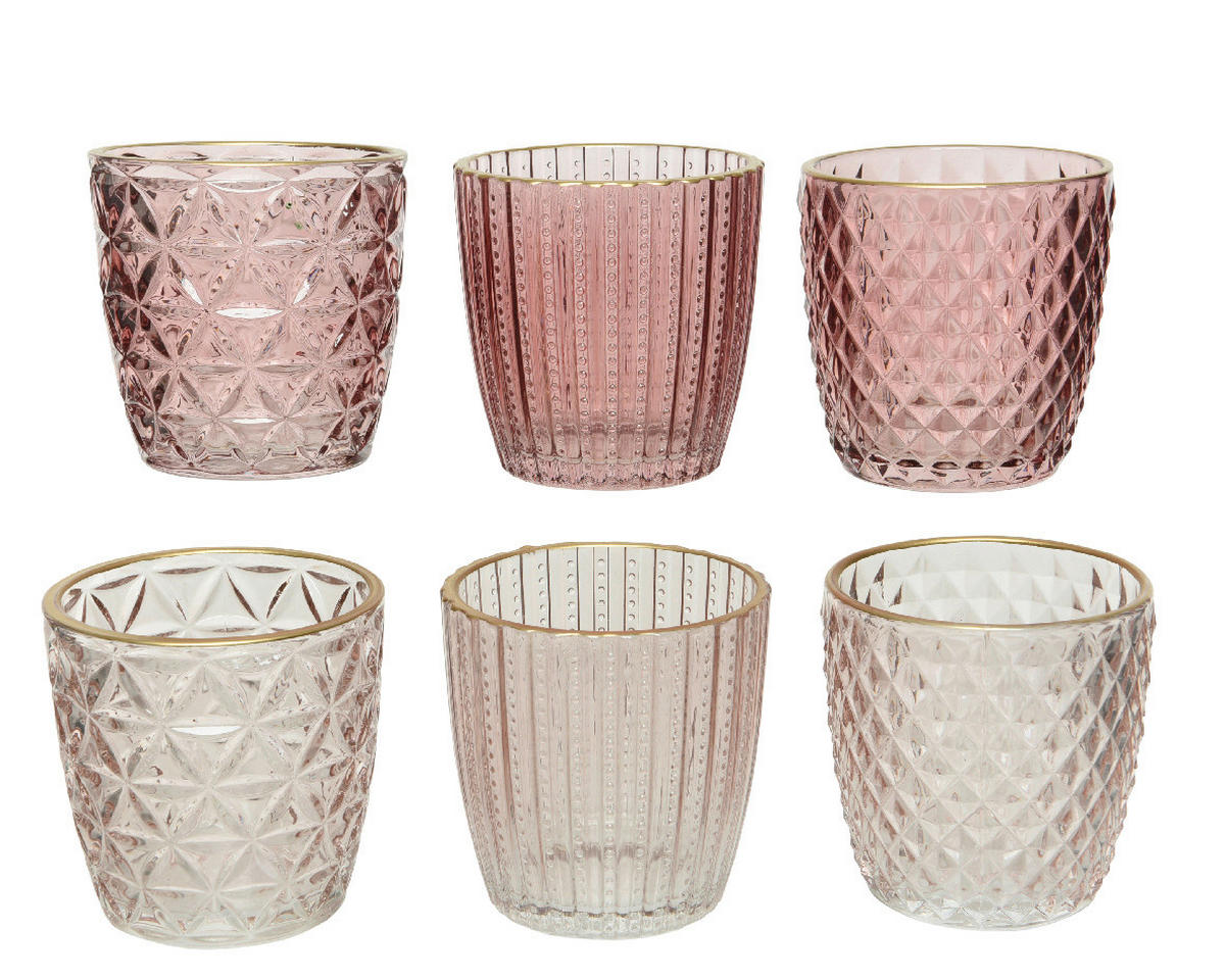 SVIETNIK NA ČAJOVÚ SVIEČKU   - Basics (7,5/7,5/7,5cm)