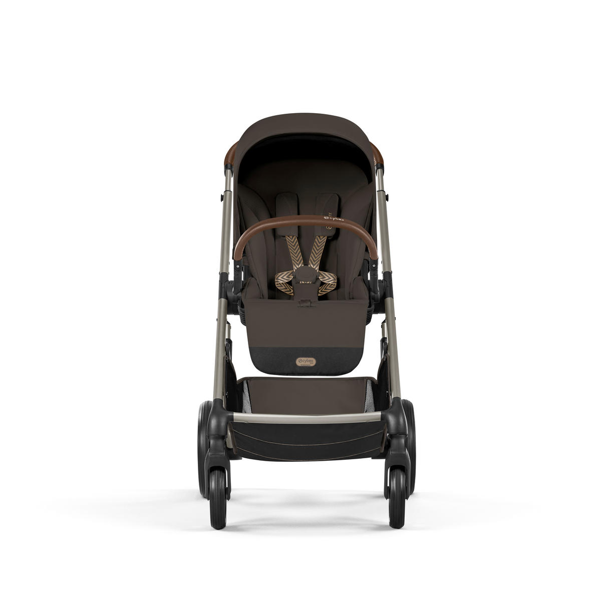 KOMBINIRANA DJEČJA KOLICA  Balios S Lux TPE inkl. Fold-Carrycot  - tamno smeđa/taupe, Basics, tekstil/metal (87/60/108cm) - cybex GOLD