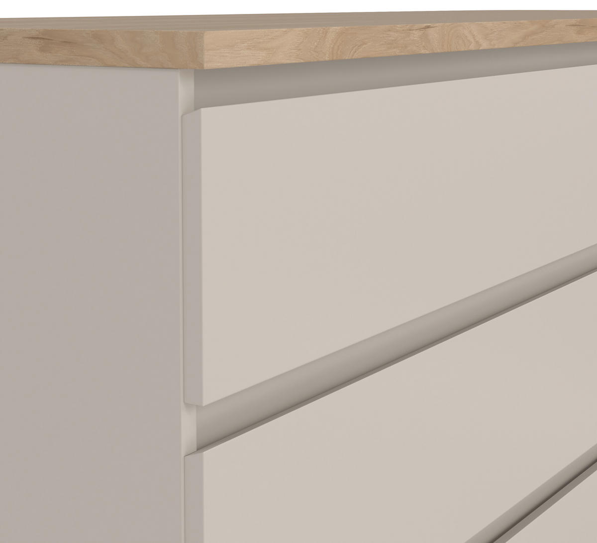 SIDEBOARD  in 153,8/70,1/50 cm  - Kaschmir/Eichefarben, Basics, Holzwerkstoff (153,8/70,1/50cm) - Boxxx