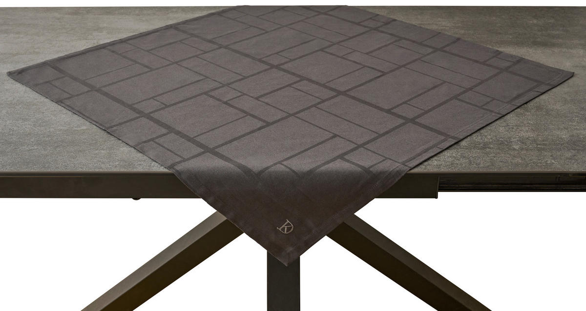TISCHDECKE Anthrazit 85/85 cm  - Anthrazit, Basics (85/85cm) - Dieter Knoll