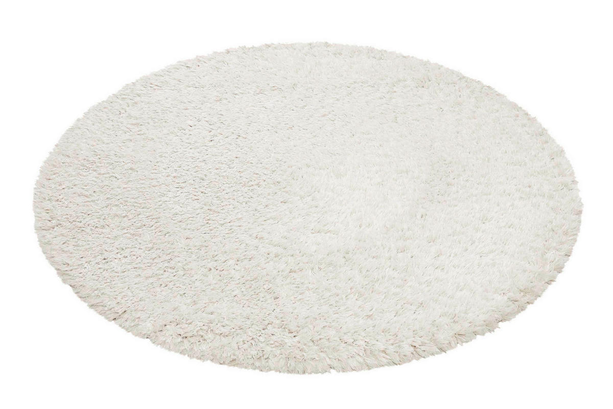 HOCHFLORTEPPICH 120 cm Matteo Beige rund  - Beige, KONVENTIONELL, Textil (120cm) - WECON HOME