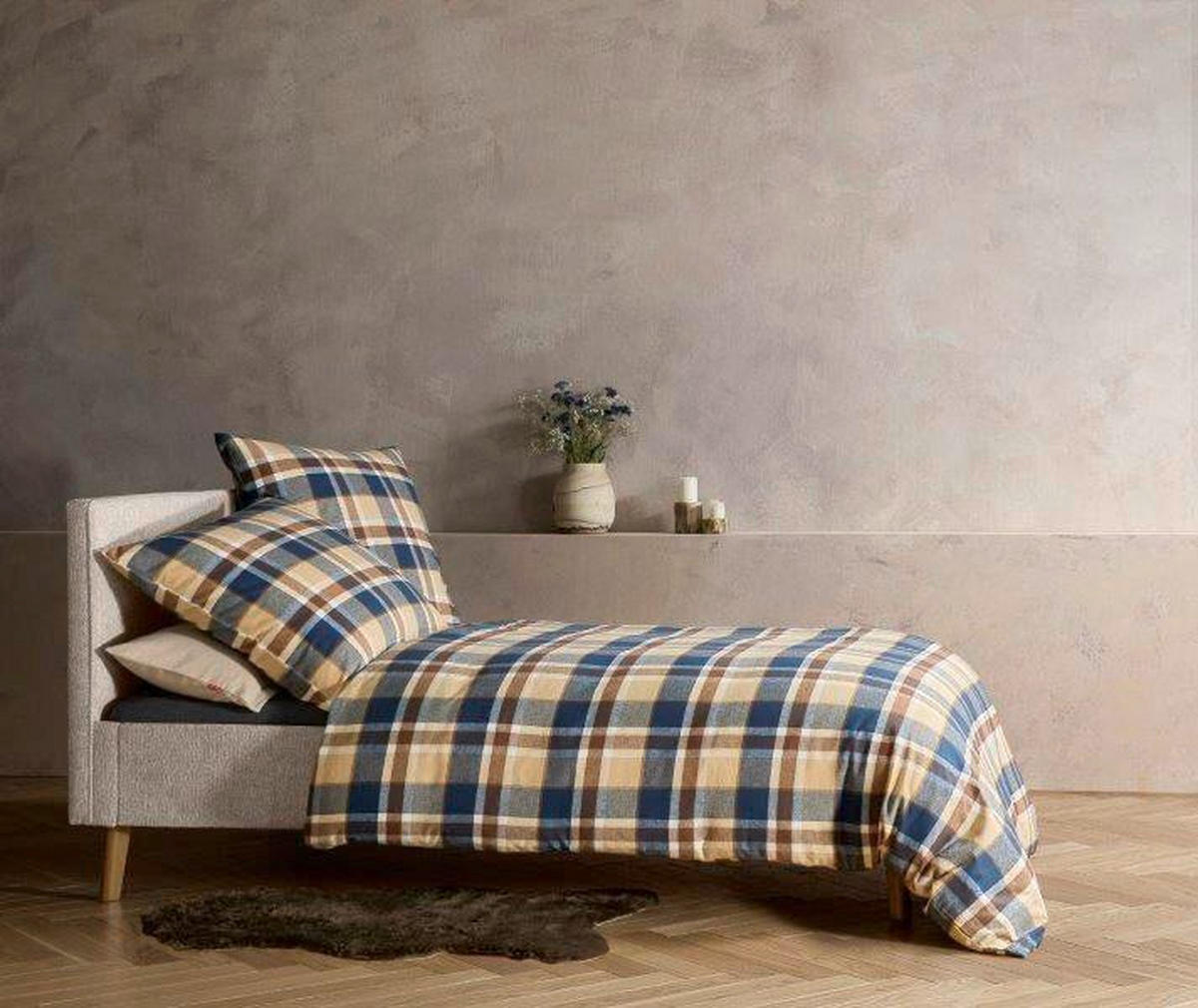 BETTWÄSCHE Flanell 155/220 cm  - Gelb, Design, Textil (155/220cm) - Fleuresse