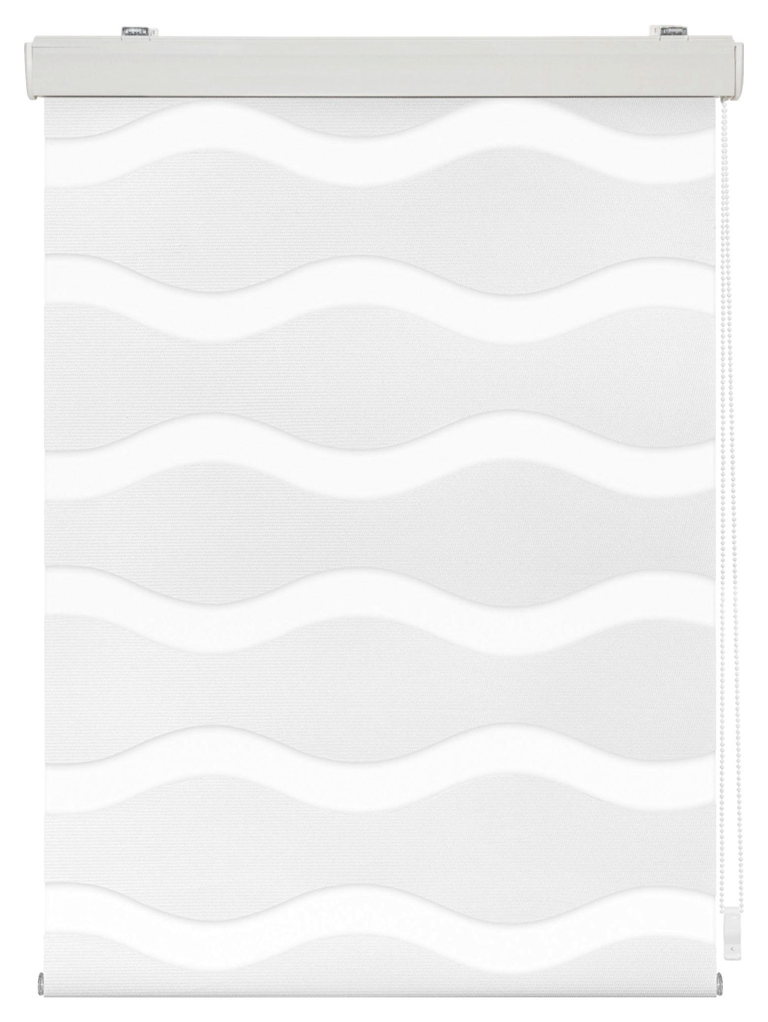 DOPPELROLLO  blickdicht  90/160 cm    - Weiß, Basics, Textil (90/160cm) - Homeware