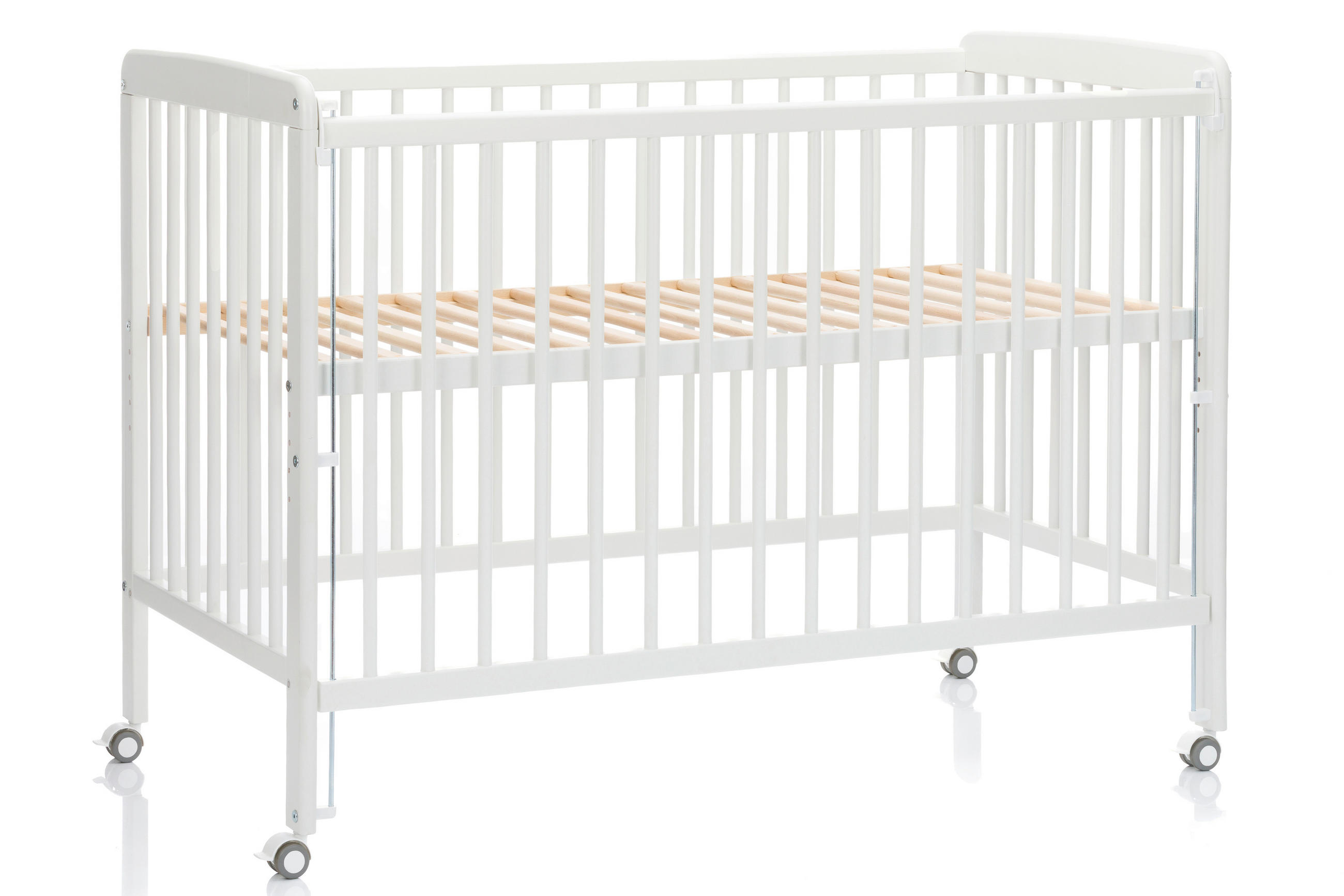 BEISTELLBETT Nena  125/63/91 cm  - Weiß, Basics, Holz (125/63/91cm) - Fillikid