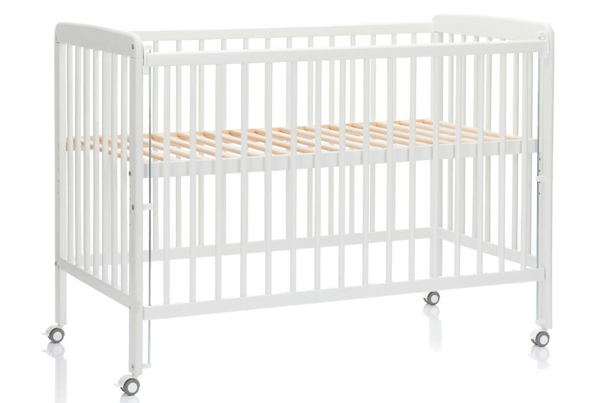 BEISTELLBETT Nena  125/63/91 cm  - Weiß, Basics, Holz (125/63/91cm) - Fillikid