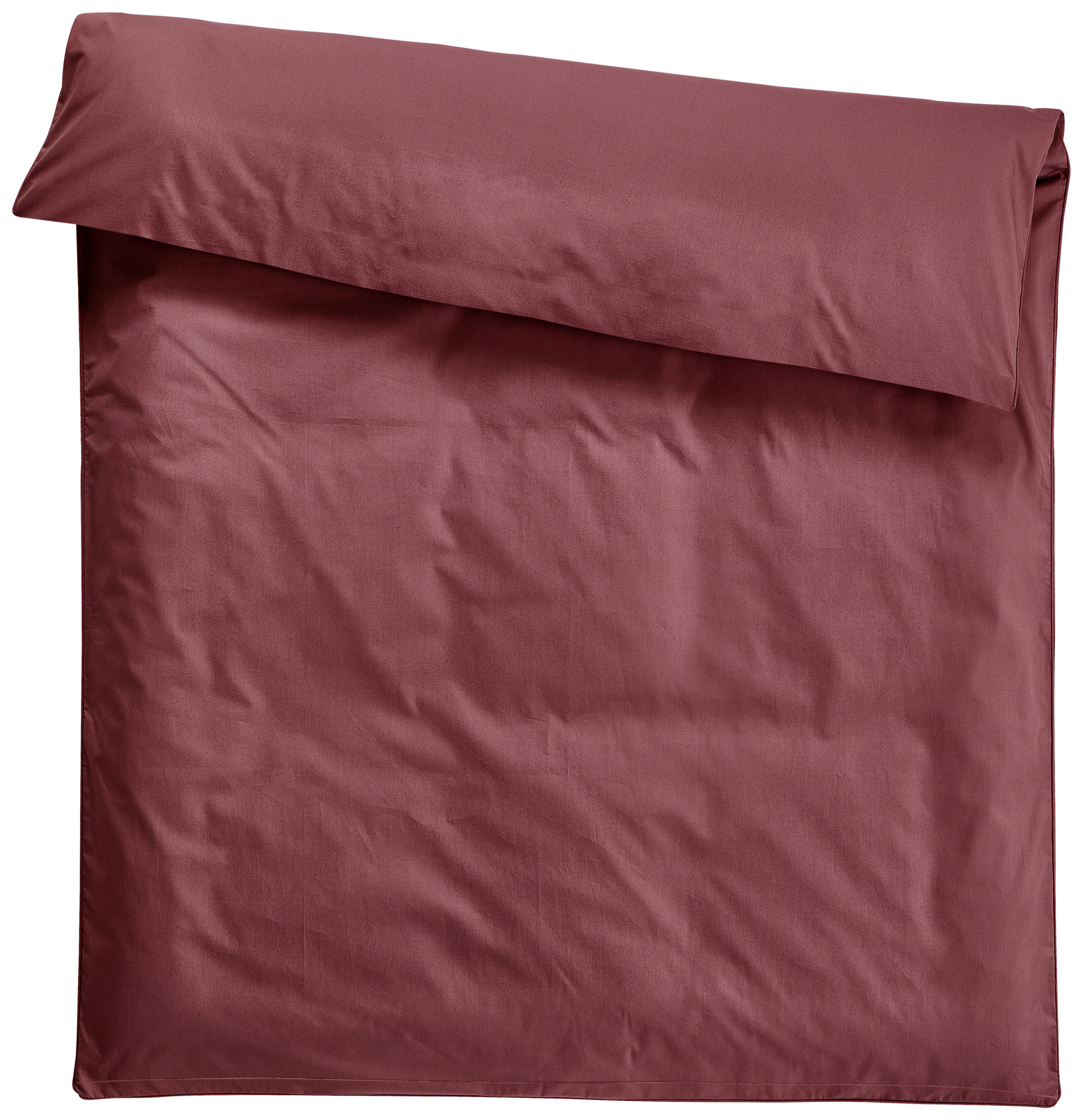DUVETBEZUG Uno Satin 160/210 cm  - Terracotta, Basics, Textil (160/210cm) - Dieter Knoll