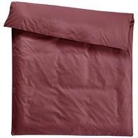 DUVETBEZUG Uno Satin 160/210 cm  - Terracotta, Basics, Textil (160/210cm) - Dieter Knoll
