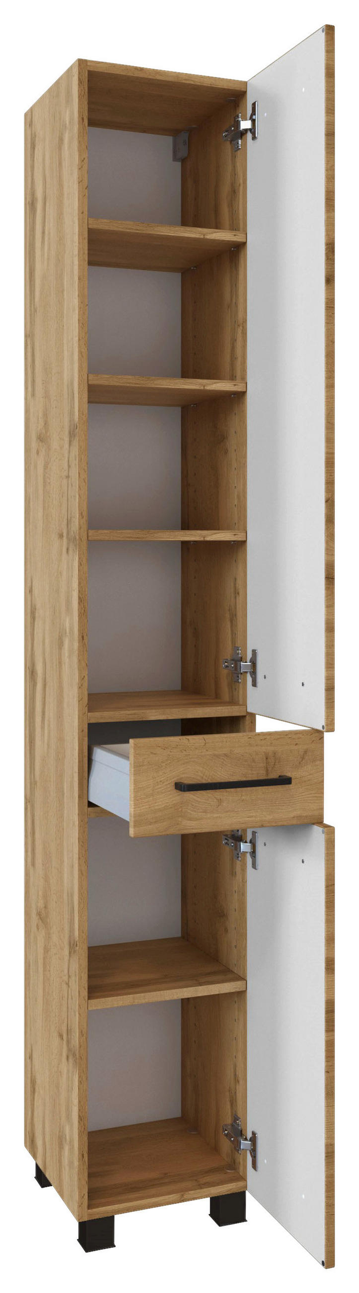 BADEZIMMER  in 120 cm  - Eichefarben, MODERN, Holzwerkstoff (120cm) - Held