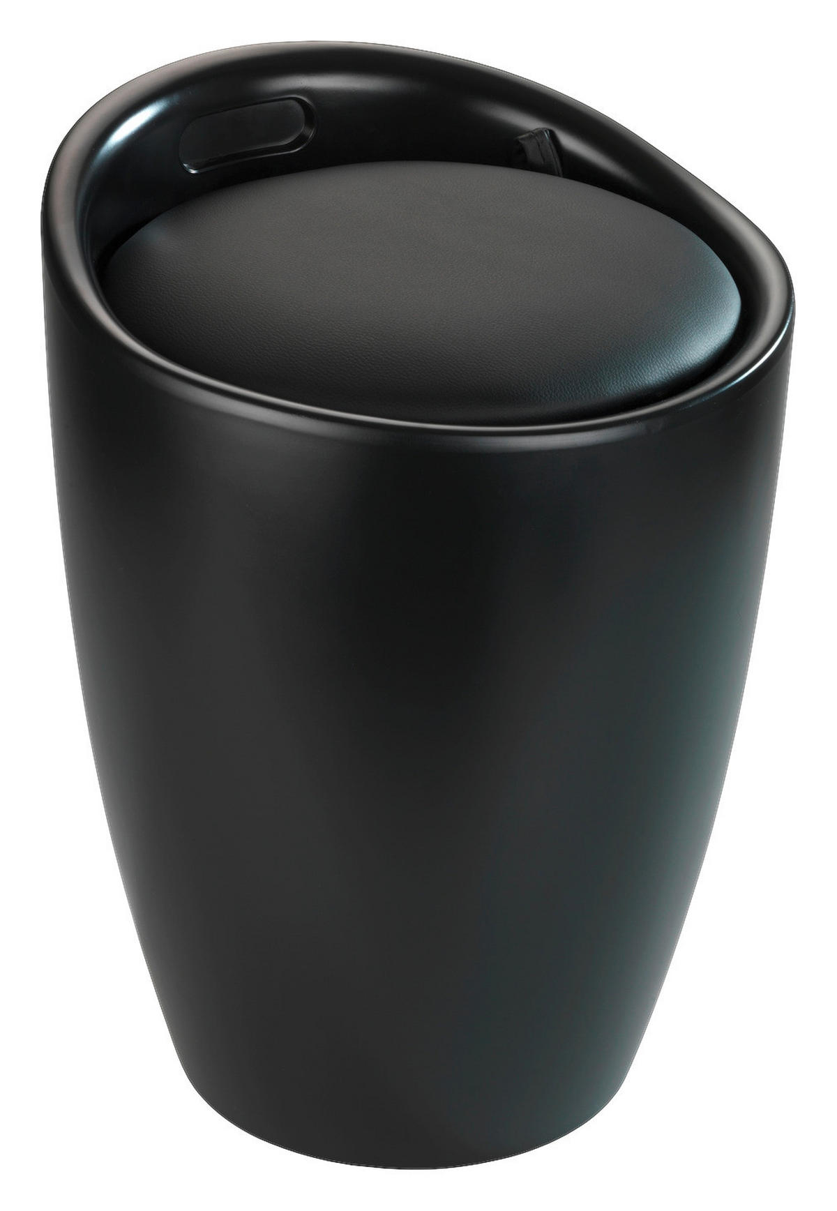 WÄSCHETONNE - Schwarz/Weiß, Basics, Kunststoff (36/50,5/36cm) - Wenko