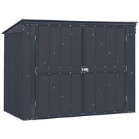 MÜLLTONNENBOX - Anthrazit, Basics, Metall (174/131/101cm)