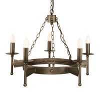 KRONLEUCHTER 67/59 cm    - Bronzefarben, Romantik / Landhaus, Metall (67/59cm) - Elstead Lighting