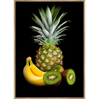 KUNSTDRUCK 51,2/71,2 cm  - Eichefarben/Multicolor, Basics, Holzwerkstoff (51,2/71,2cm) - Monee