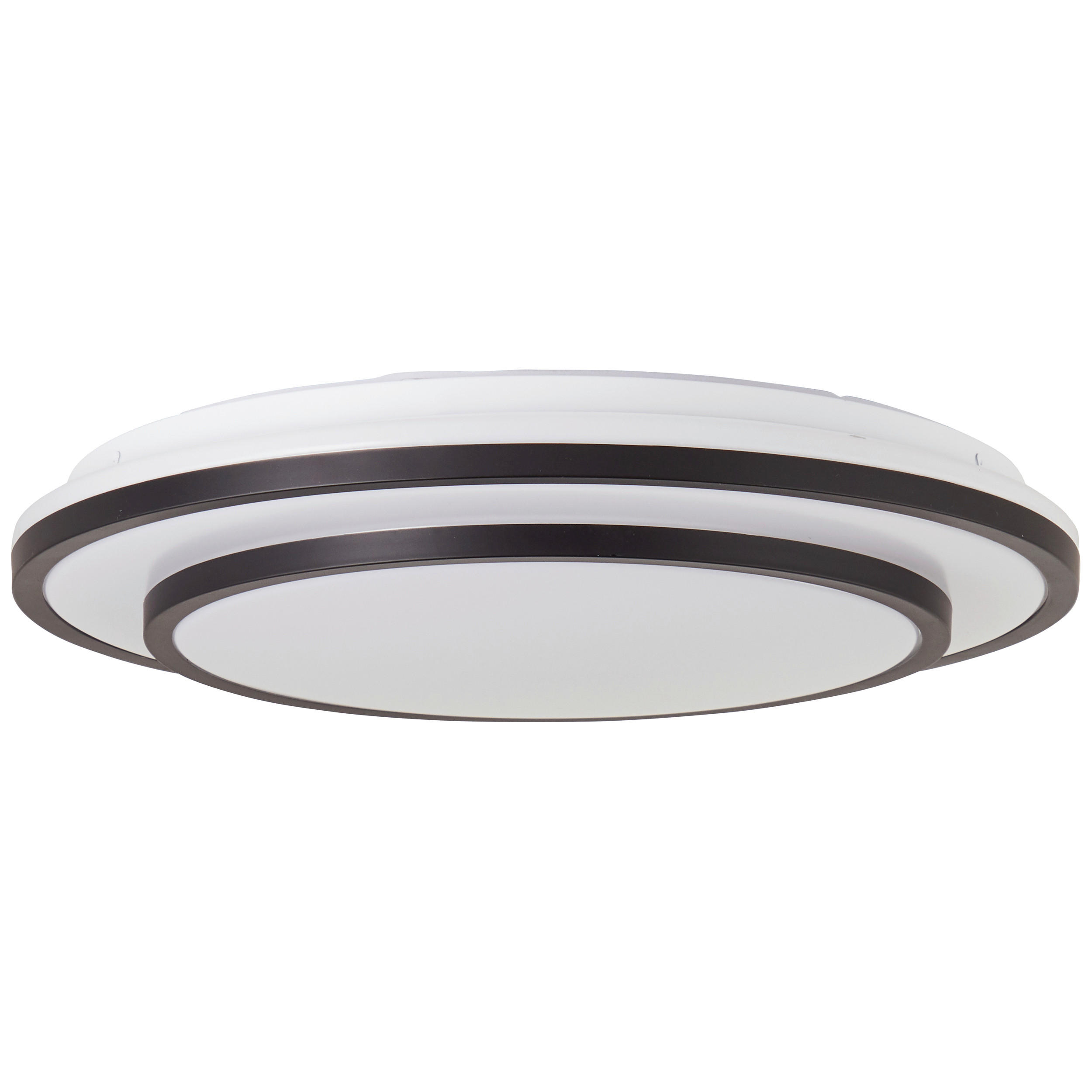 LED-DECKENLEUCHTE 38,5/8 cm   - Schwarz/Weiß, LIFESTYLE, Kunststoff/Metall (38,5/8cm) - Brilliant