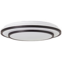 LED-DECKENLEUCHTE 38,5/8 cm   - Schwarz/Weiß, LIFESTYLE, Kunststoff/Metall (38,5/8cm) - Brilliant