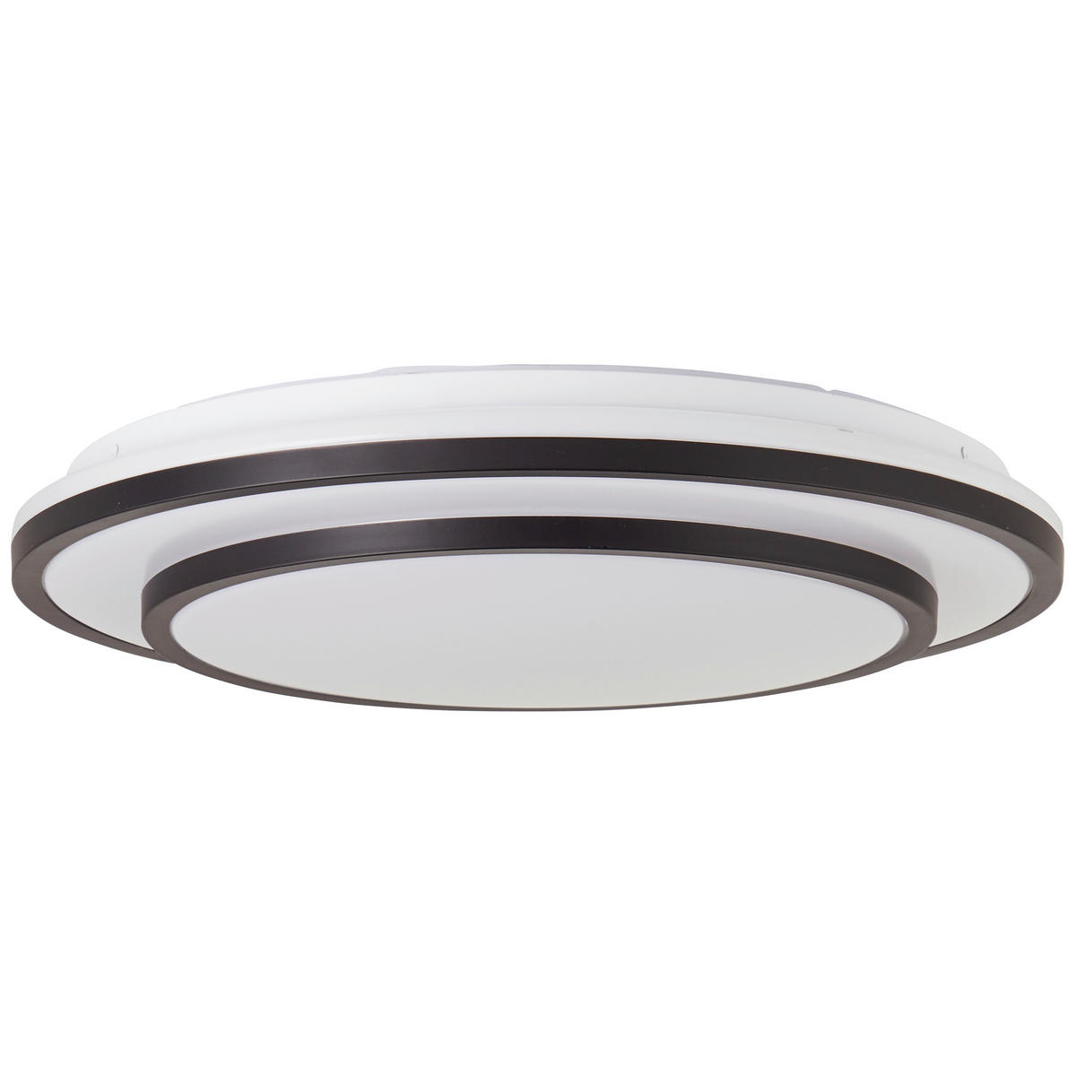 LED-DECKENLEUCHTE 38,5/8 cm   - Schwarz/Weiß, LIFESTYLE, Kunststoff/Metall (38,5/8cm) - Brilliant