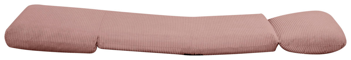 SCHLAFSESSEL Cord Altrosa    - Altrosa, Design, Textil/Metall (82/58/78cm) - Livetastic