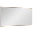 WANDSPIEGEL 160/60/2 cm    in rechteckig  - Klar/Eiche Bianco, Design, Glas/Holzwerkstoff (160/60/2cm) - Dieter Knoll