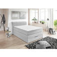 BOXSPRINGBETT 140/200 cm  in Silberfarben  - Silberfarben, KONVENTIONELL, Textil (140/200cm) - Carryhome