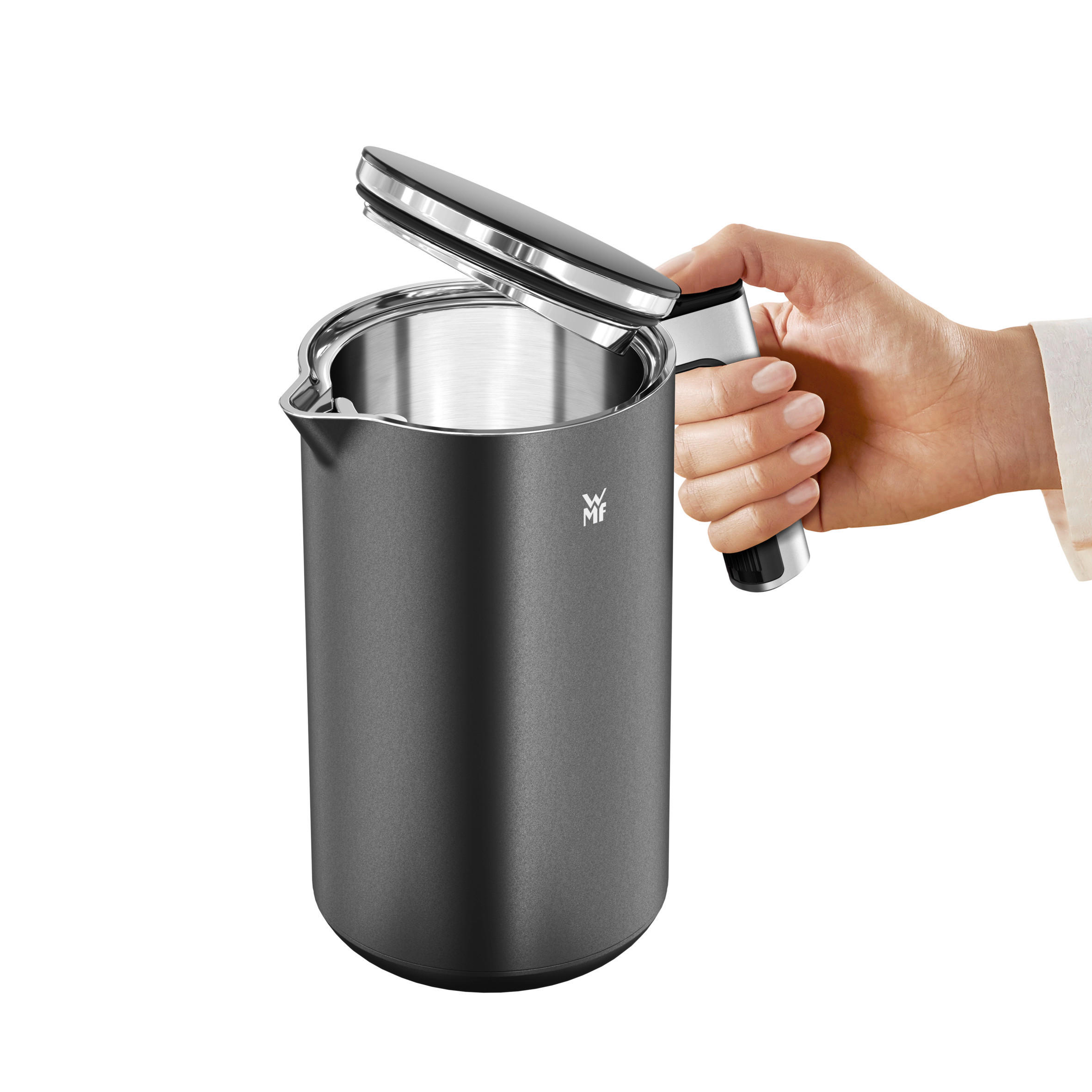 WASSERKOCHER Master Serie 1,25 L - Grau, Basics, Metall (20/27,5/23,3cm) - WMF