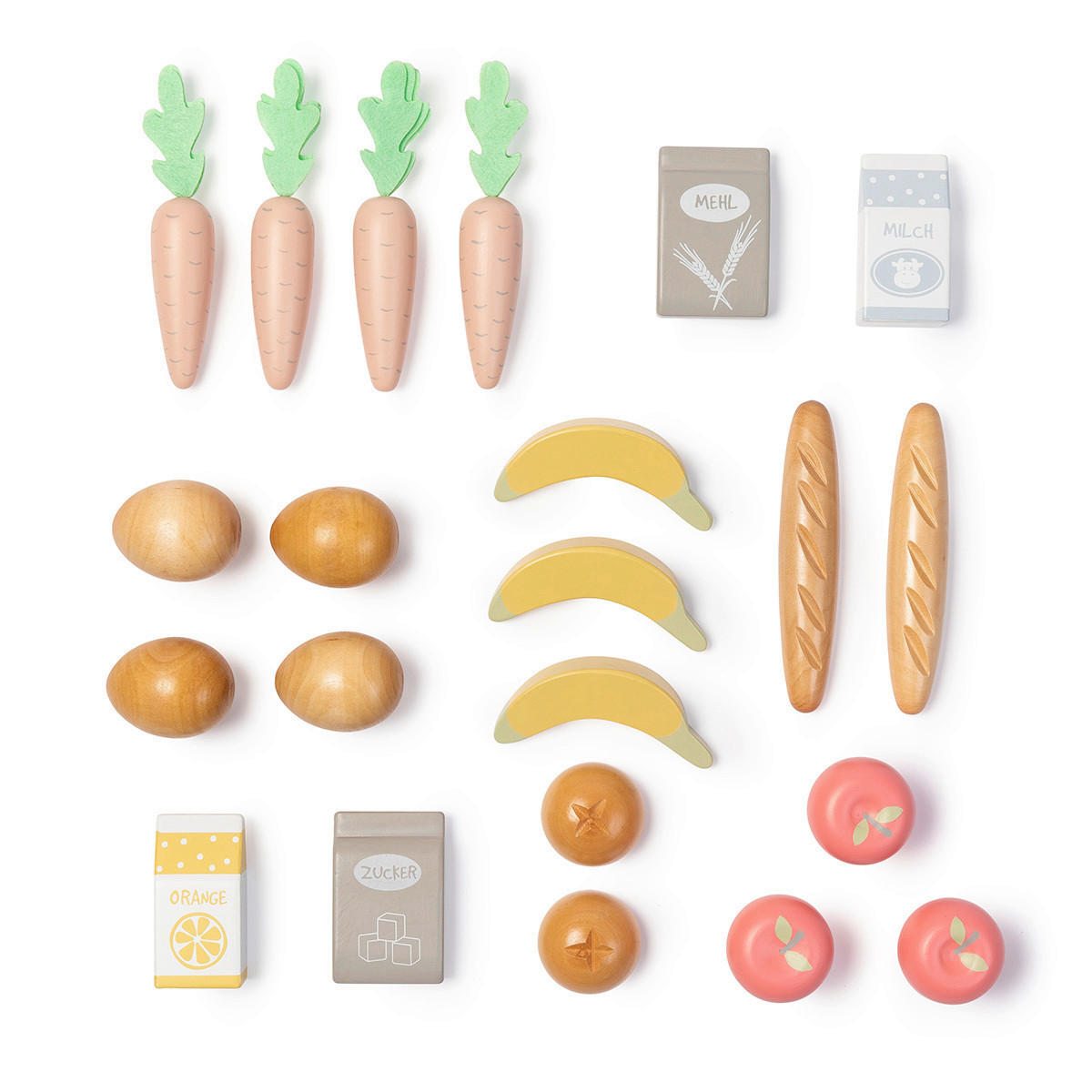 KAUFLADENZUBEHÖR CARUM  - Basics, Holz/Textil (23,7/16,9/21,3cm) - MUSTERKIND