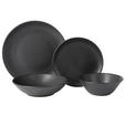 TAFELSERVICE 16-teilig  - Schwarz, LIFESTYLE, Keramik - Novel