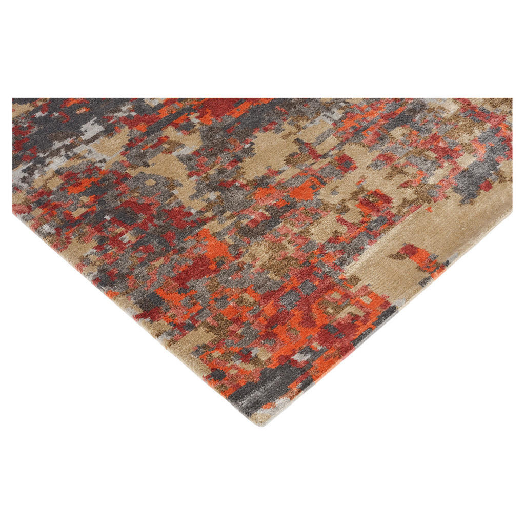 Thumbnail - Musterring Orientteppich Angeles Pilano, Grau, Orange, Beige, Textil, rund, 140x200 cm, in verschiedenen Größen erhältli...