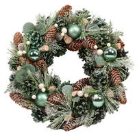 KRANZ - Grün, LIFESTYLE, Naturmaterialien/Kunststoff (34cm) - X-Mas
