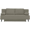 SCHLAFSOFA in Cord Taupe  - Taupe/Schwarz, Modern, Textil/Metall (193/85/88cm) - Novel
