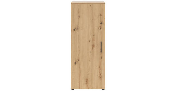 KOMMODE 45/115/40 cm in Eiche Artisan - Anthrazit/Schwarz, MODERN, Holzwerkstoff/Kunststoff (45/115/40cm) - Carryhome