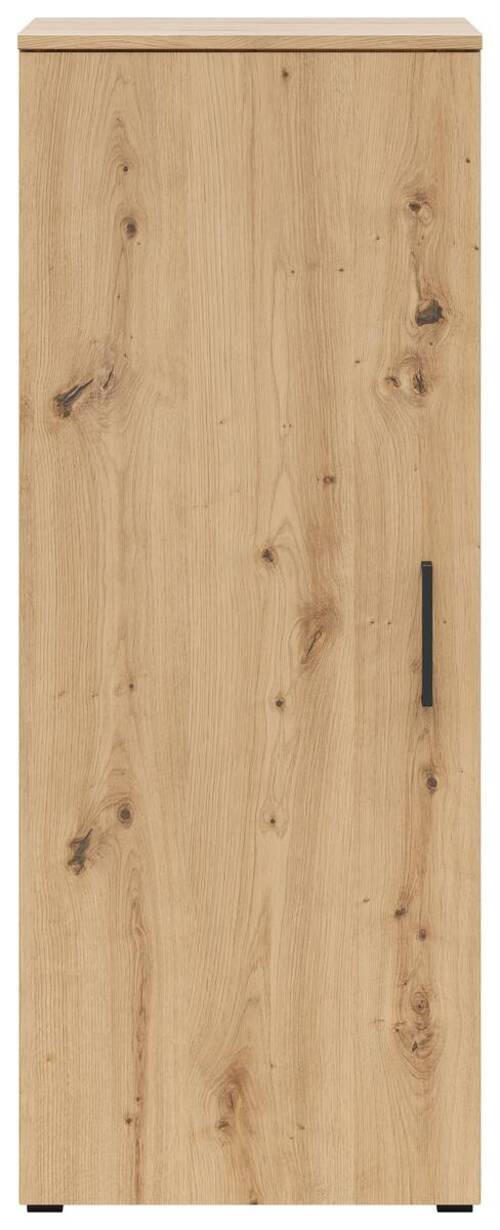 Thumbnail - Carryhome Kommode, Eiche Artisan, Kunststoff, 3 Fächer, 45x115x40 cm, FSC Mix, Typenauswahl, Beimöbel erhältlich, stehen...