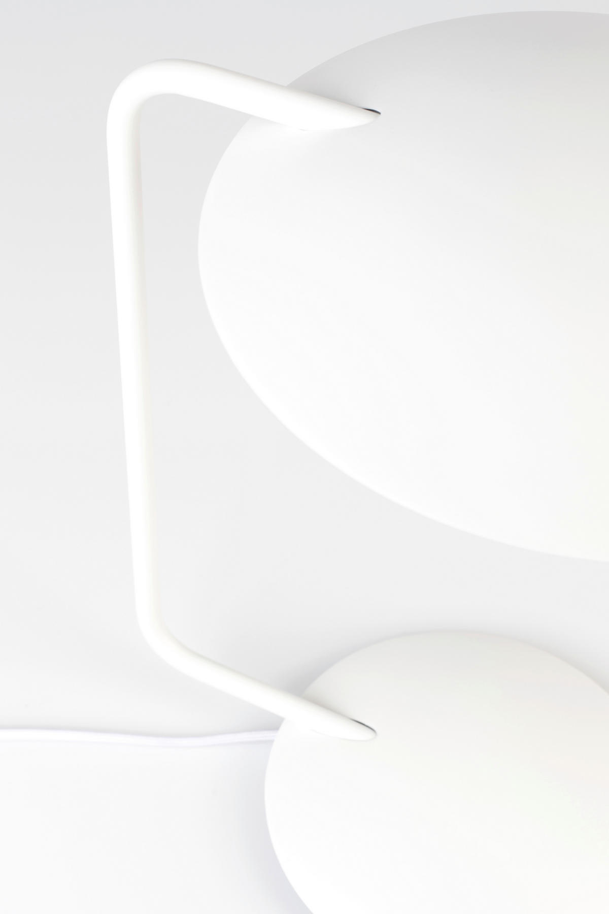 STOLNÍ LAMPA, G9, 38,5 cm - bílá, Design, kov (38,5cm) - Zuiver
