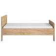 BETT 90/200 cm  in Sonoma Eiche  - Sonoma Eiche, Design, Holzwerkstoff (90/200cm) - Novel