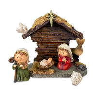 WEIHNACHTSKRIPPE - Basics, Kunststoff (11/5/9,4cm) - X-Mas