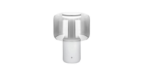 LED-TISCHLEUCHTE 28/38,4 cm   - Grau, Design, Glas/Keramik (28/38,4cm) - Dieter Knoll