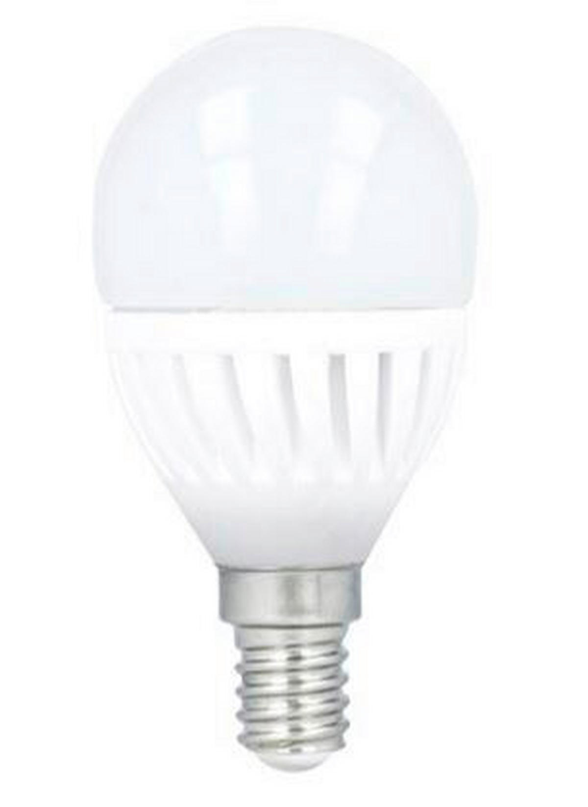 LED SIJALICA - bela, Osnovno, metal/keramika (4,5/4,5/8,6cm)