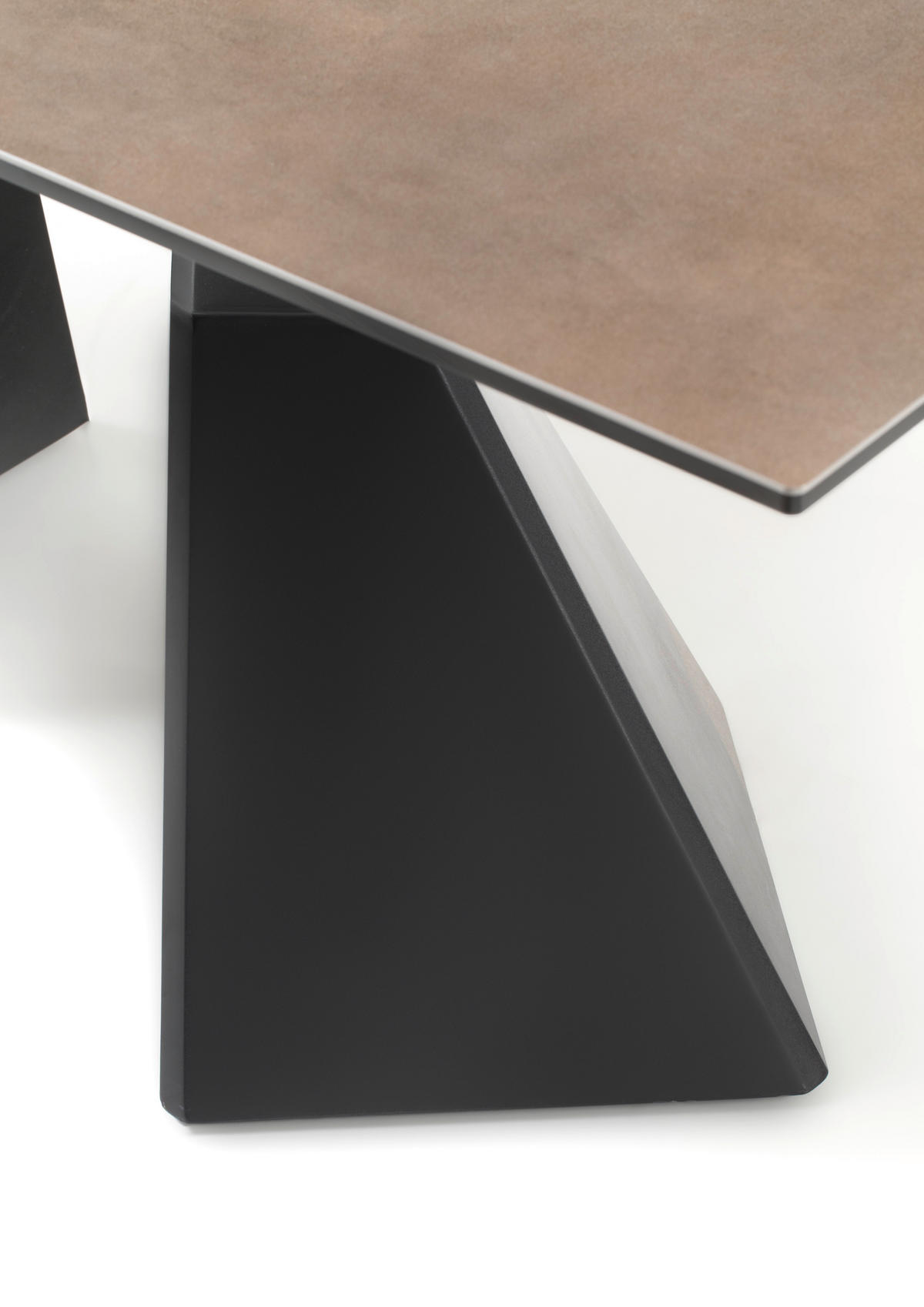ESSTISCH in Glas, Holzwerkstoff 160-210/90/76 cm  - Taupe/Schwarz, Design, Glas/Holzwerkstoff (160-210/90/76cm) - Livetastic