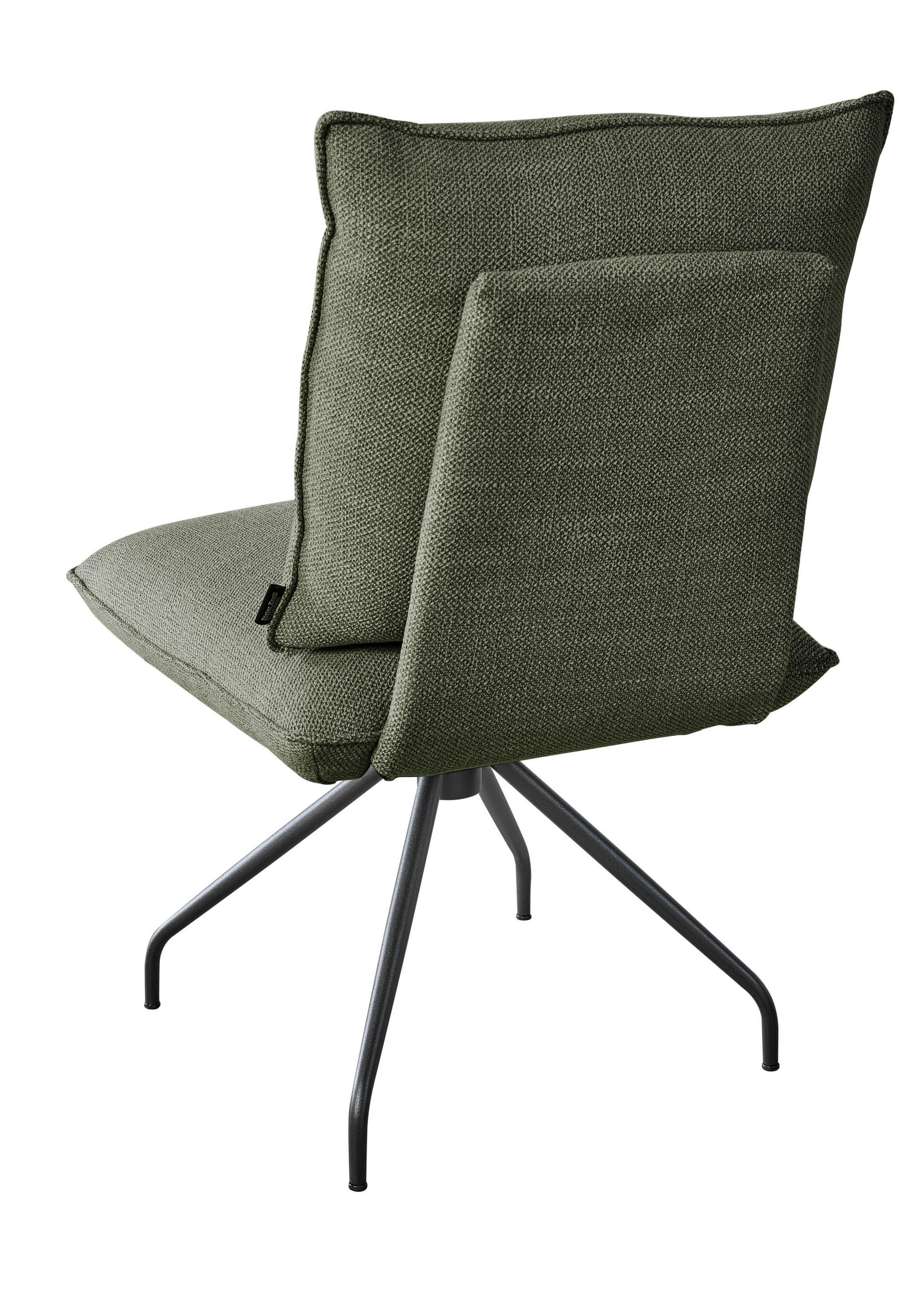 Thumbnail - Dieter Knoll Stuhl, Grün, Metall, Textil, Rundrohr, Sternfuß, 50x90x70 cm, Lederauswahl, Stoffauswahl, Sitzfläche 360° d...