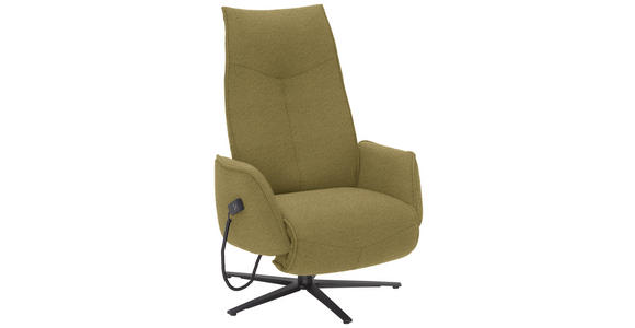 RELAXSESSEL in Textil Hellgrün - Anthrazit/Hellgrün, Design, Textil/Metall (71/114/84cm) - Johann Jakob