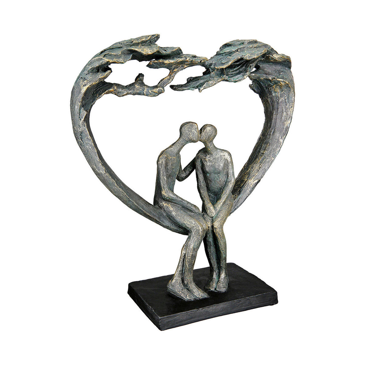 SKULPTUR - Bronzefarben, LIFESTYLE, Kunststoff (26,5/30/8,5cm)