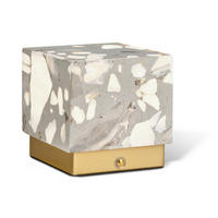 LED-TISCHLEUCHTE 10/10/9,7 cm   - Beige, Design, Stein (10/10/9,7cm) - Osram
