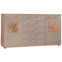 KOMMODE  in 151/82,2/46 cm  - Taupe/Eichefarben, Design, Holz/Holzwerkstoff (151/82,2/46cm) - Schöner Wohnen