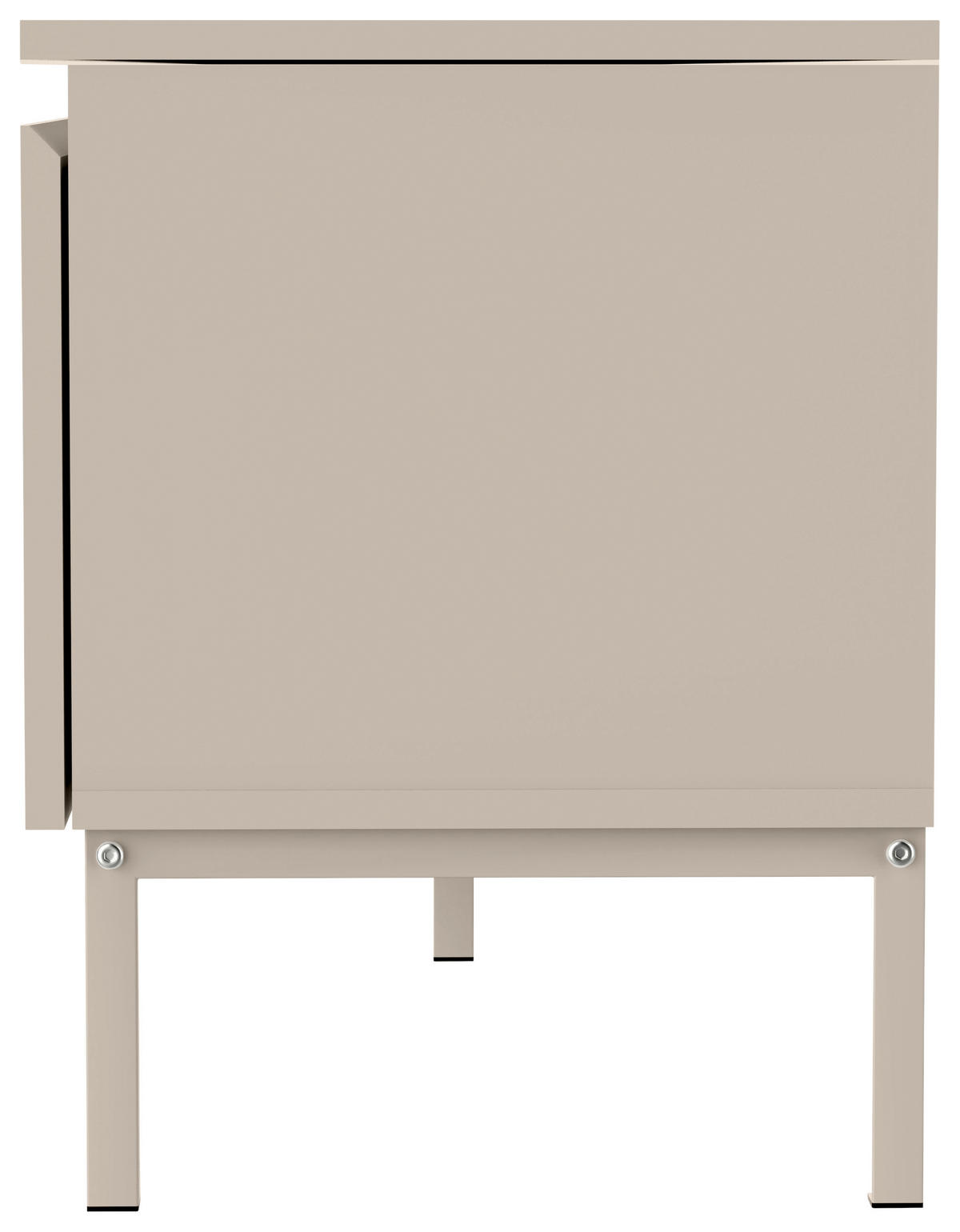 TV-BÄNK  i 180/46/35 cm  - kashmir, Design, metall/trämaterial (180/46/35cm) - home24