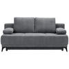 BÄDDSOFFA i flatväv mörkgrå  - mörkgrå/grå, Modern, textil (195/77/100cm) - MID.YOU