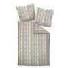 BETTWÄSCHE MOMENTS Makosatin 135/200 cm  - Taupe/Gelb, Basics, Textil (135/200cm) - Janine